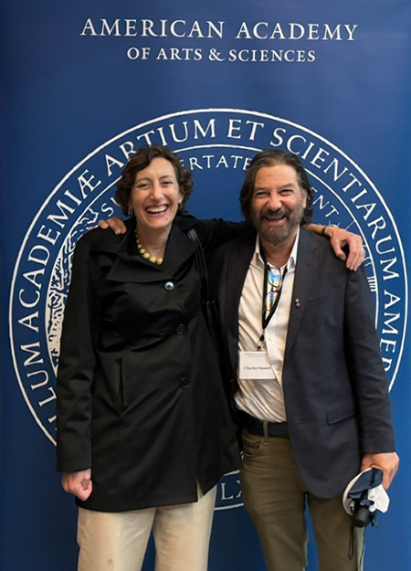 Arkush with PhD Advisor Charles Stanish